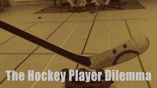 The Hockey Player Dilemma #HockeyLife #hockeyskills #hockeytraining  #stickhandling