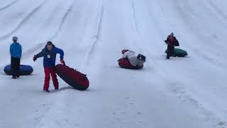 Snow tubing at Snoqualmie Pass WA