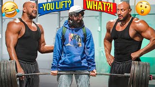 Anatoly Use FAKE WEIGHTS in gym PRANK... | ANATOLY pretended to be a Beginner #11