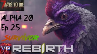 7 Days to Die Alpha 20 | Rebirth Ep25 | Another Horde Night Disaster