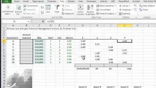 Multiperiod Cash Flow Optimization