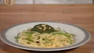 Trenette al pesto leggero e fagiolini