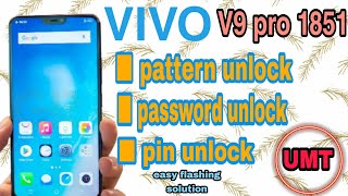 vivo v9 pro (1851) Pattern unlock|password unlock|pin unlock UMT