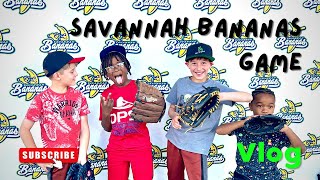 Our AWESOME Trip to a Savannah Bananas Baseball Game - Vlog