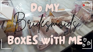 Do My Bridesmaids Proposal Box with Me | ASMR Style | Proposal Ideas | Proposal Box Ideas