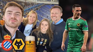 WOLVES IN BARCA, DRINKING THE LAGER! Espanyol Vs Wolves Europa League Matchday Vlog