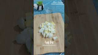 Egg fry #nomasala #bachelorrecipe #quickreceipe  #lunchboxrecipe #easyrecipe #lessingredients