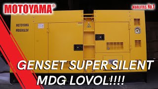 GENSET SUPER SILENT TERBAIK !!! Motoyama Generator MDG LOVOL !!!!