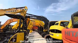 Professional export used excavators, loaders, graders, backhoe loaders, rollers, dump trucks,etc.