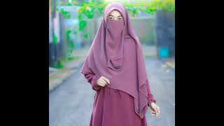 Dubai Niqabi Hijab Stylish Girls Fashion . Just Awesome || Black Vi-On || #shorts