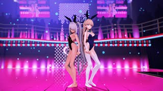 【MMD/BlueArchive/蔚蓝档案/60FPS/4K】Asuma Toki & Shiromi lori [Duo Bunny Cloth] T-ARA - Sugar Free