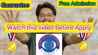 How to get admission in Comsat University? Free Admission | full scholarship | step by step Guide |