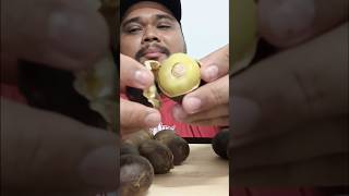 Kulit Buah Keras!! Kene Ada Cara Buka Buah Ni!! #buahmatoa #keropfais #cackck #eatingshow