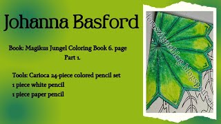 Johanna Basford Magical Jungle Page 6 (Part 1)