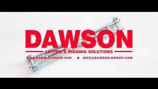 Dawson H.D.G. or Electric Galvanized Turnbuckle Jaw & Jaw, Lashing Turnbuckles - Rigging Hardware