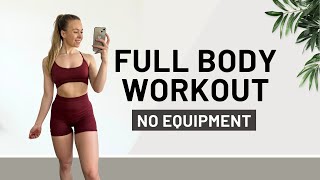 20 Minute Full Body Workout - No equipment