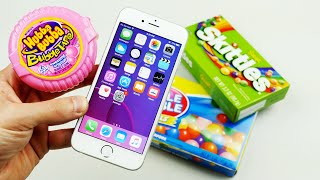 iPhone 6S in Bubble Gum, Coca Cola, and Skittles Candy!