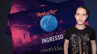 Como funciona as vendas de Ingressos para o ROCK IN RIO