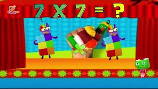 Where is Thumbkin BabyTV | Meet the numberblocks square 1 to 10 identical multiplication @Tabboo1