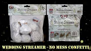 DM3105 W White Party Streamer