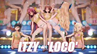 【艦これ】神風型でITZY - 'LOCO'【4K】【MMD】【カメラ配布/Camera DL】