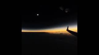 How a total #SolarEclipse2024 looks like from an airplane. #Eclipse2024