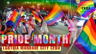 MANDAUE CITY PRIDE PARADE 2024 (June 15, 2024) | Mandaue City Cebu Philippines