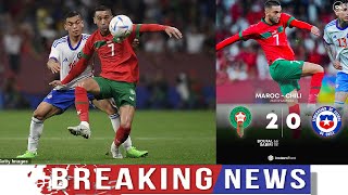 Hakim Ziyech makes his long awaited return for Morocco in their 2 0 win against Chile