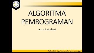 PRAKTIKUM ALPRO - Pertemuan 8