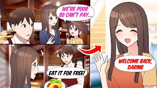 ［Manga dub］A poor family came to my restraunt so I gave them a free meal and...［RomCom］