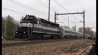 NJT "NJDOT" Heritage GP40PH-2 #4101, Running the Morris & Essex Line - March 2023