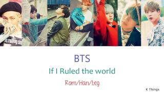 BTS - If I ruled the world [Color Coded] (Hangul/Romanizado/Legendado)