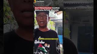 Giat Penanganan Dampak Bencana Puting Beliung Satgas Bencana Desa Ciburial (06/01/2024)