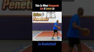 What is a Stampede Cut and Catch in Basketball? #shorts