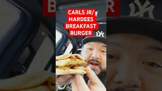 Breakfast Burger from Carl’s Jr/Hardees! #foodreview #carlsjr #hardees #fastfood #shorts #breakfast