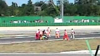 Misano MotoGP 2009 - 125 Startup and crash