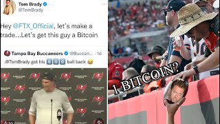 Tom Brady Giving A Bitcoin To Guy Who Returned $500,000 Football (600th TD Pass) Thanks To KFC