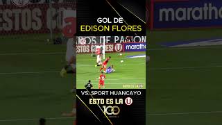 GOL DEL OREJA FLORES VS SPORT HUANCAYO  #ydaleu #garracrema #universitariodedeportes