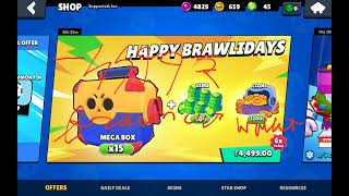 WHAT DOES THIS OFFER WITH 15 MEGA BOX GIVES YOU IN BRAWL STARS | BRAWL STARS MEGA BOXES