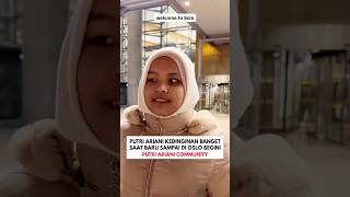 Putri Ariani Kedinginan di NORWEGIA #putriariani