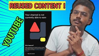 Reused Content Problem😭 Youtube Monetization Not Enabled In Kannada | Reused Content | 2024