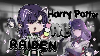 Harry Potter Characters react to Fem!Harry as Raiden Ei/Shogun | 01/??