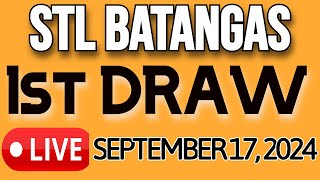 STL BATANGAS LIVE DRAW SEPTEMBER 17, 2024 1st DRAW