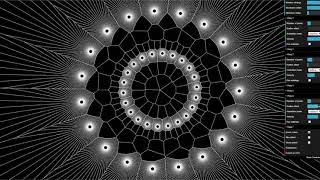 Radial Voronoi playground demo