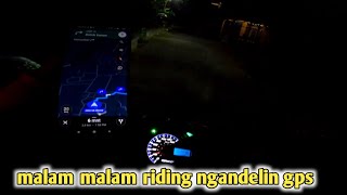 RIDING PAKE HONDA BEAT DIGELAPNYA TURI