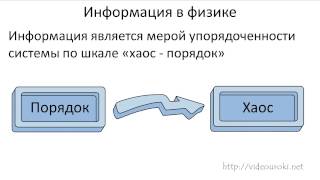 Информация в живой и неживой природе