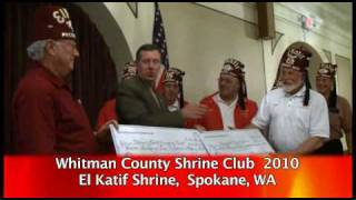 Whitman County Shrine Donation