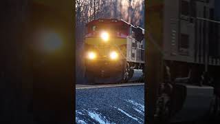 Solo KCS SD70ACe leader at last light #shorts