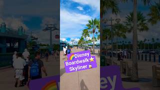 Disney Boardwalk 🚊 Skyliner 🤩2️⃣0️⃣2️⃣3️⃣ Disney World🧚‍♂️🪄 Kissimmee 🌴 Florida #shorts