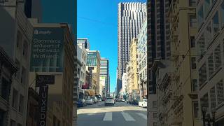 Driving in San Francisco downtown 🏙️ #travel #downtown #usa #travelusa #sanfrancisco #california